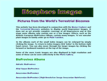 Tablet Screenshot of biosphere-images.net